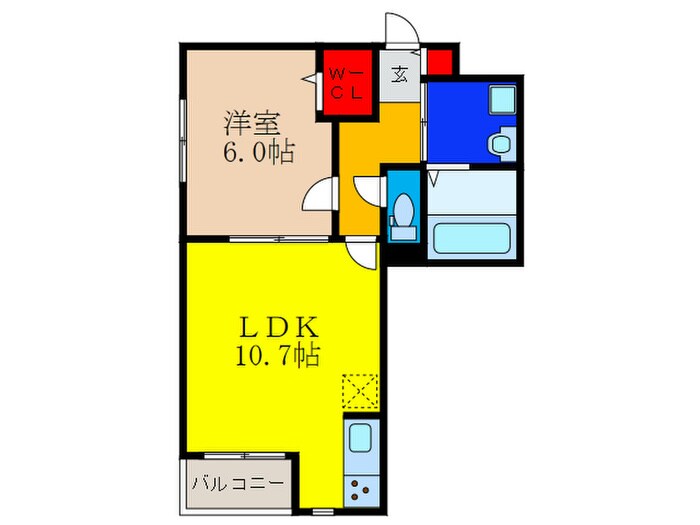 間取り図 ラフレシール　ヌフ