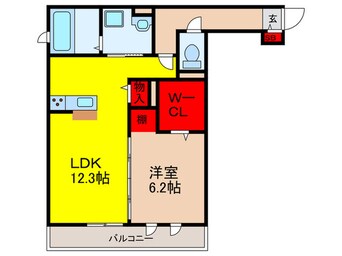 間取図 カリ－ナゲート