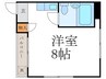 GRACE　HISA 1Rの間取り