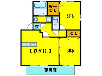 間取図 サンフィ－ルドⅠ