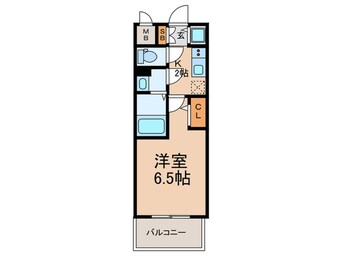 間取図 ｴｽﾘｰﾄﾞｻﾞｲｰｽﾄﾚｼﾞﾃﾞﾝｽ大阪城