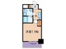 ARISTO扇町 1Kの間取り