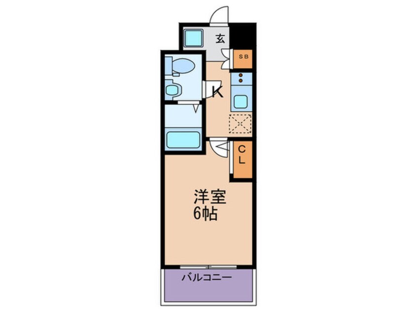 間取図 コンフォリア扇町