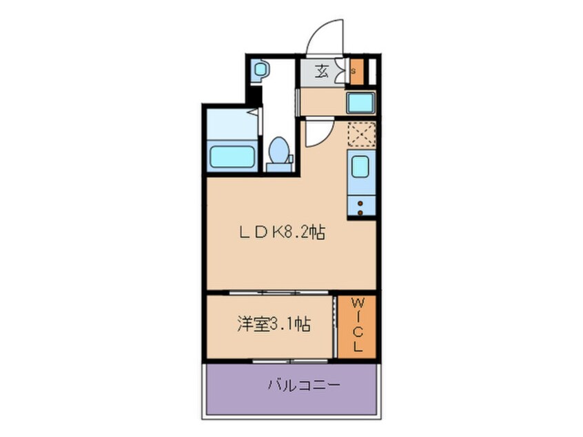 間取図 コンフォリア扇町