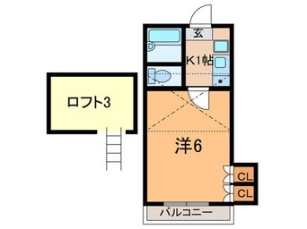 間取図 ボンジュ－ル西明石