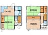 塚口本町1丁目貸家 3DKの間取り