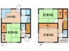 塚口本町1丁目貸家 3DKの間取り