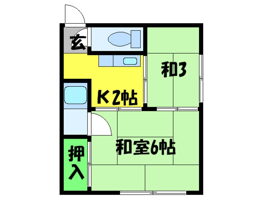 間取図 白菊マンション