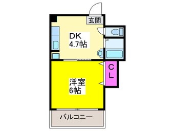 間取図 ジュネス平野西(202)