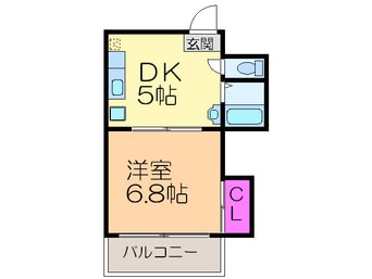 間取図 ジュネス平野西(202)