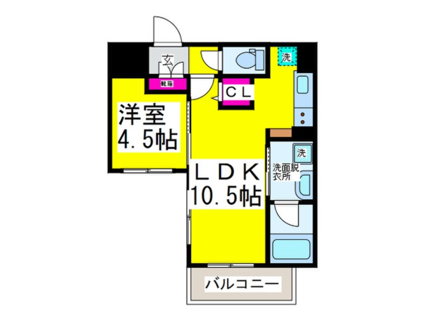 間取図 プレステージ七番館