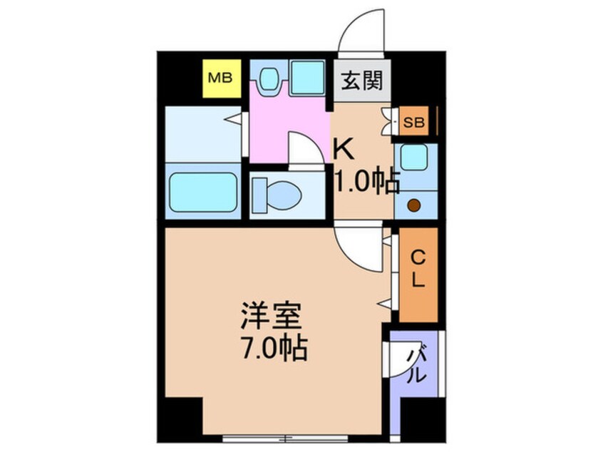 間取図 エレミーノ野田