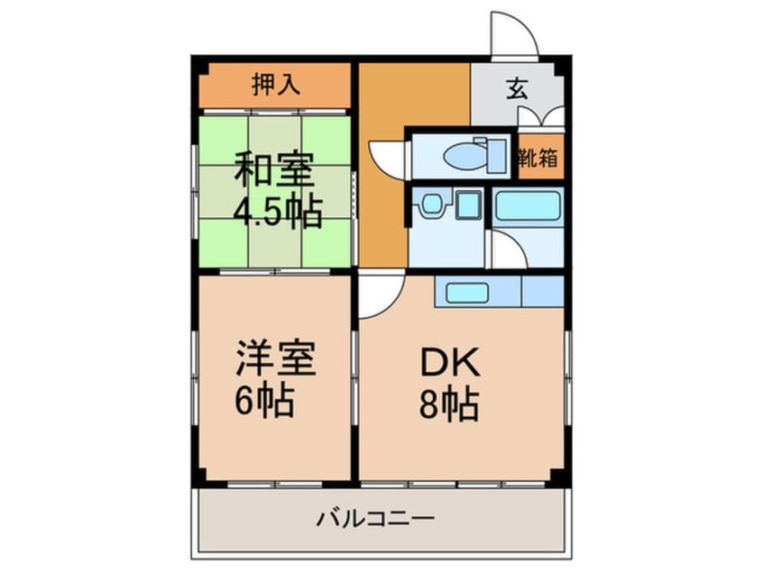 間取図 ＭＫハイツ