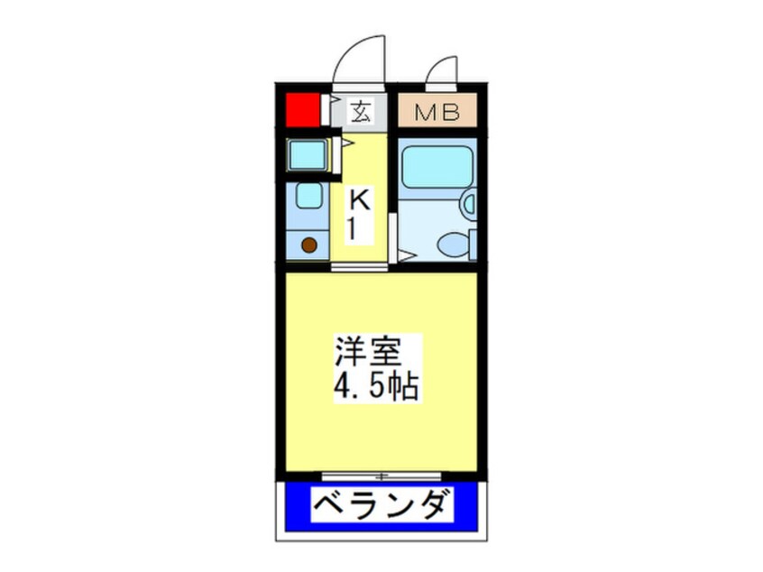 間取図 ライラックヴィラ大今里