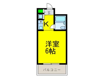 間取図 ライラックヴィラ大今里