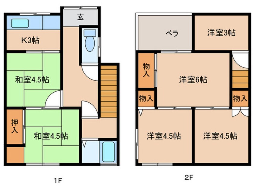 間取図 国松町戸建て