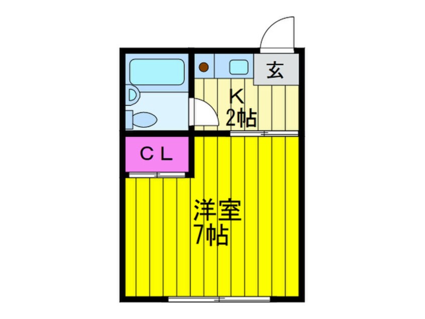 間取図 ハイツマエダ