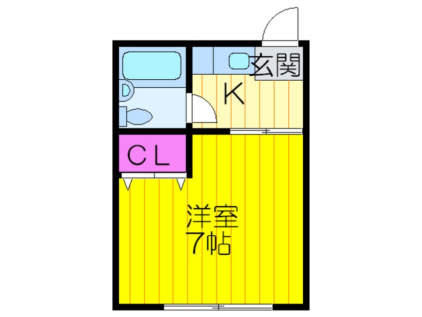 間取図 ハイツマエダ