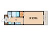 ラポール藤 1Kの間取り