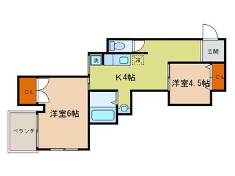 間取図 レークハイツ瀬田