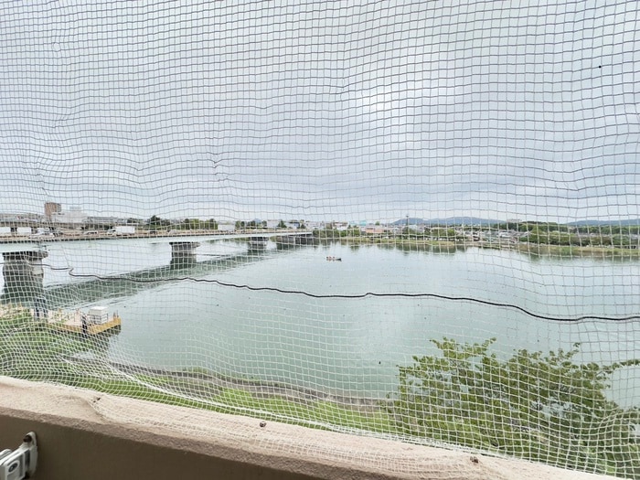 室内からの展望 レークハイツ瀬田