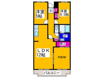 間取図 ライゼックス富田林