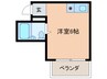 玉造クローバーハイツ 1Rの間取り