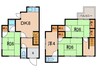 西舞子８丁目戸建 4DKの間取り