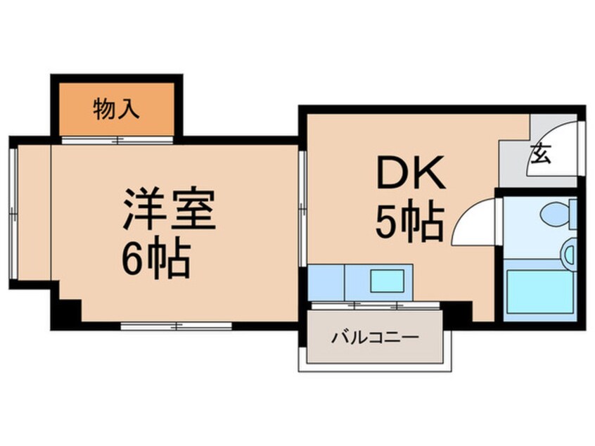 間取図 グランディア六甲道駅前