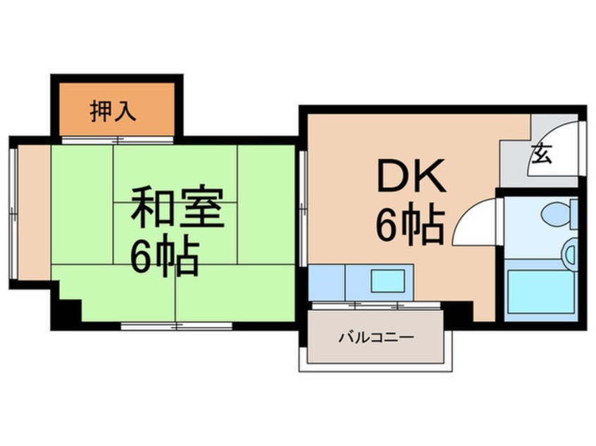 間取図 グランディア六甲道駅前