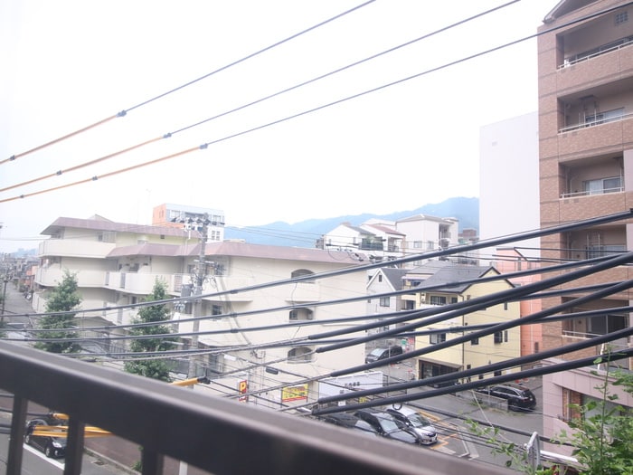 室内からの展望 グランディア六甲道駅前