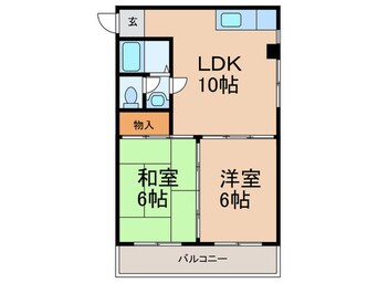 間取図 萬清ハイツ
