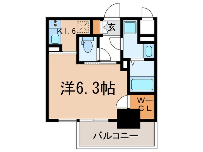 間取り図 エスライズ御堂筋本町(604)