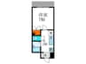 今出川マンション 1Kの間取り