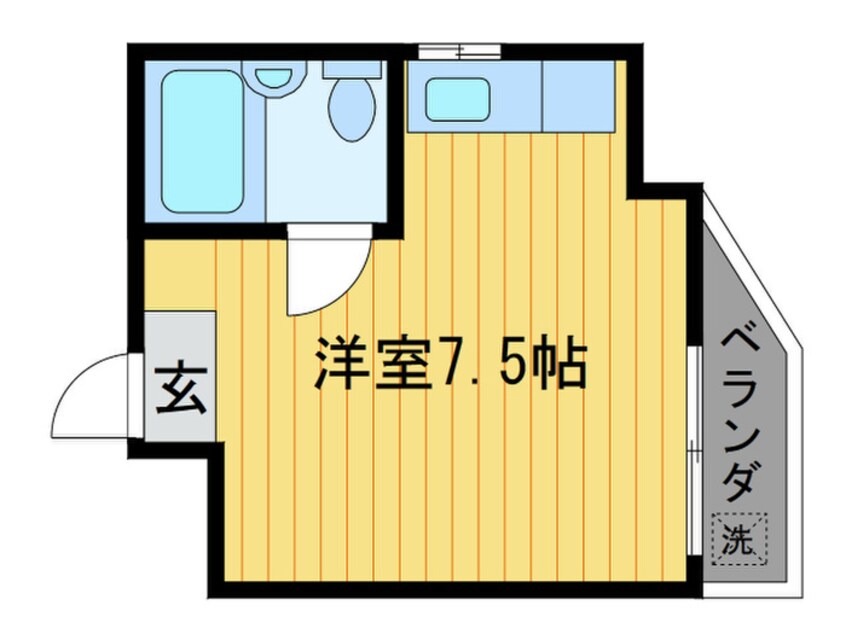 間取図 セントラル一乗寺