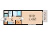 カーサ・コモド 1Kの間取り