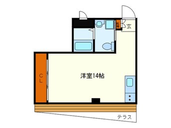 間取図 ハイツオークラしのはら