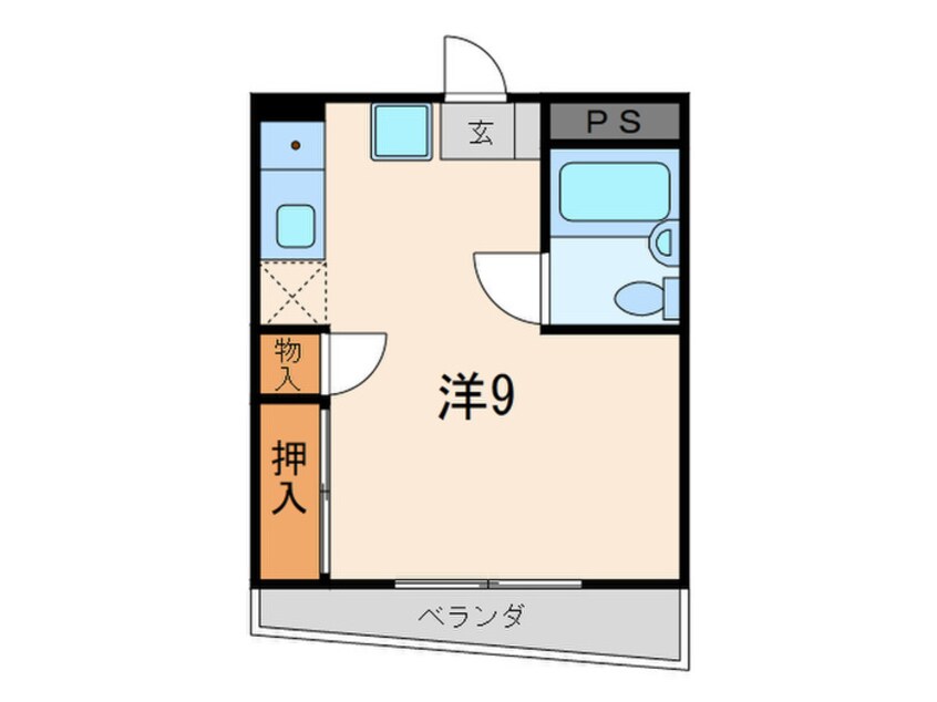 間取図 ハイツオークラしのはら