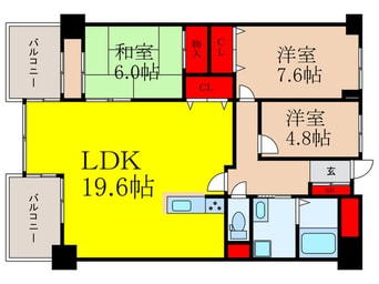 間取図 マインズ・コム神崎川
