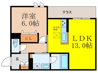 間取図 シャーメゾン　リアン