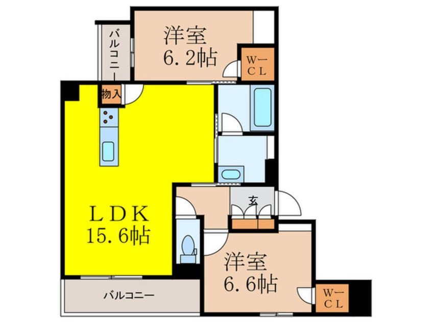 間取図 シャーメゾン　リアン