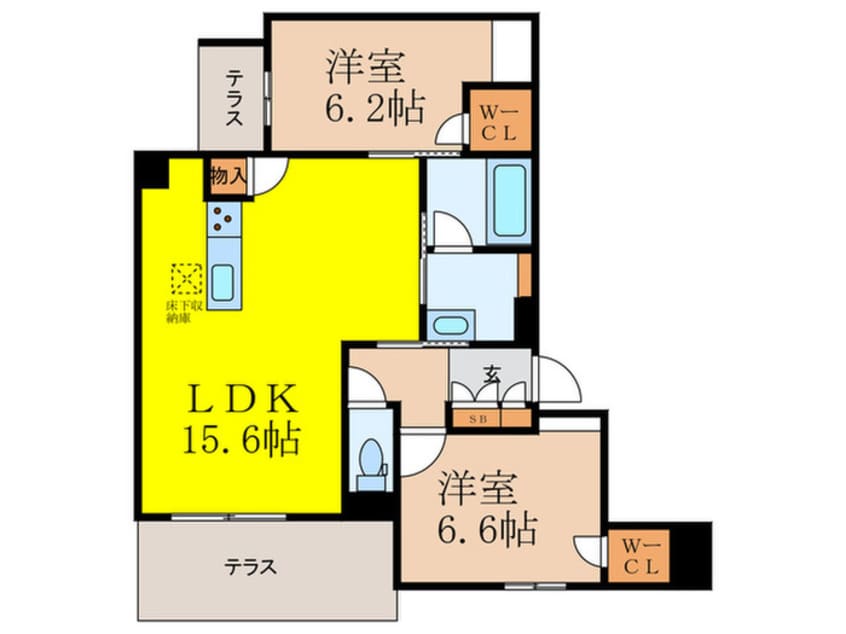 間取図 シャーメゾン　リアン