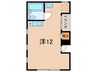 レファインド芦屋Ⅲ 1Rの間取り