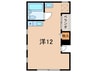 レファインド芦屋Ⅲ 1Rの間取り