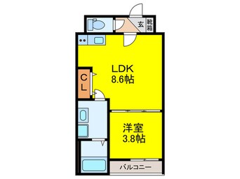 間取図 グラースコート