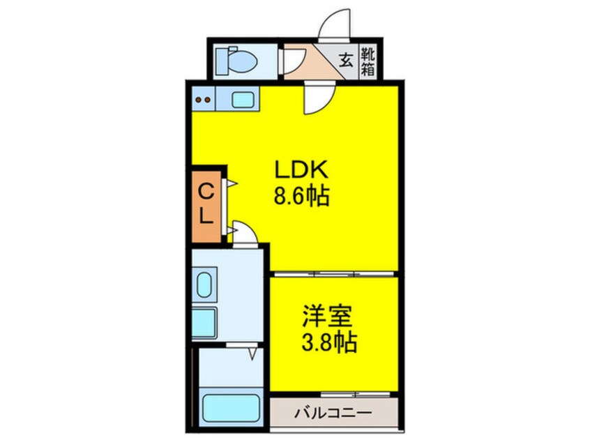 間取図 グラースコート