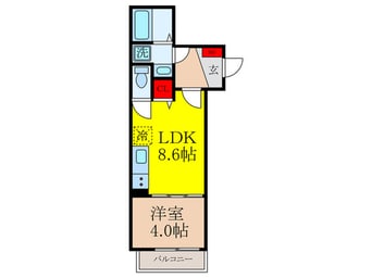 間取図 仮)MAXIV　CITY　大阪吹田