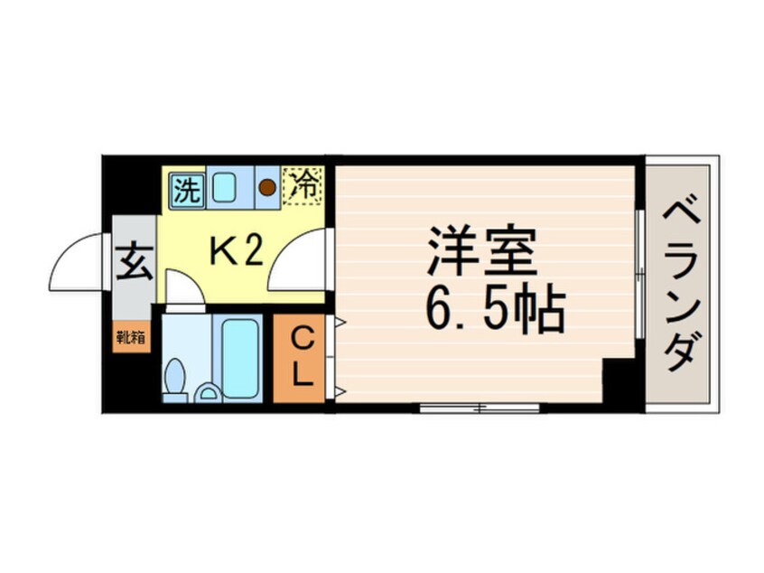 間取図 堀川岡本ビル