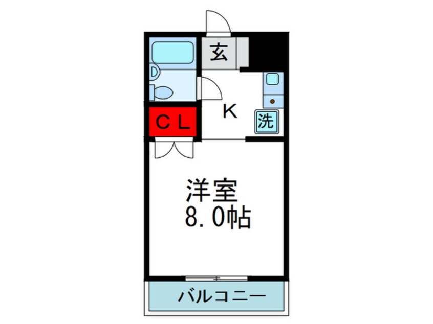 間取図 プラザカワバタ