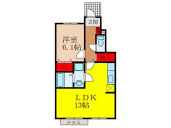 間取図 グレイスヒル畑